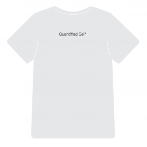 Quantified Self t-shirt (back)
