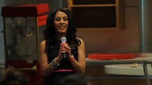 Laila Zemrani speaking at QS Boston