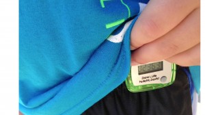 The pedometer used by one of Bill's kids