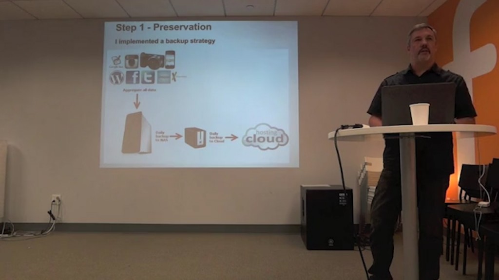Mark Krynsky sharing his talk at a QS Meetup in 2013