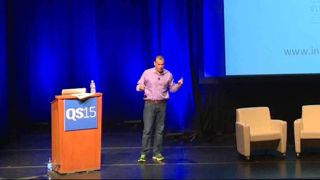Gil Blander shares his story of Inside Tracker at QS15