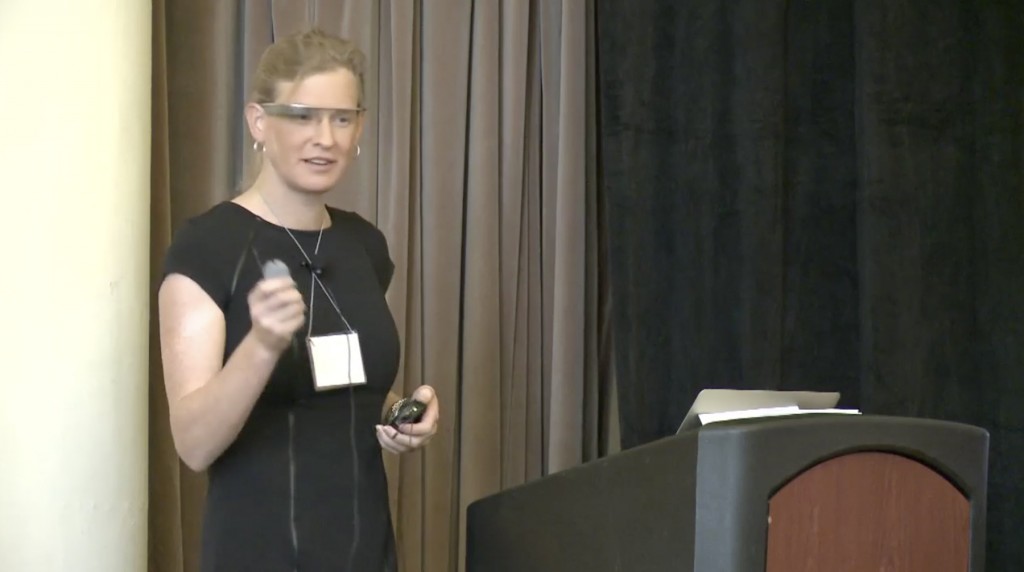 Vivienne Ming presents her talk at the 2013 QS Global Conference